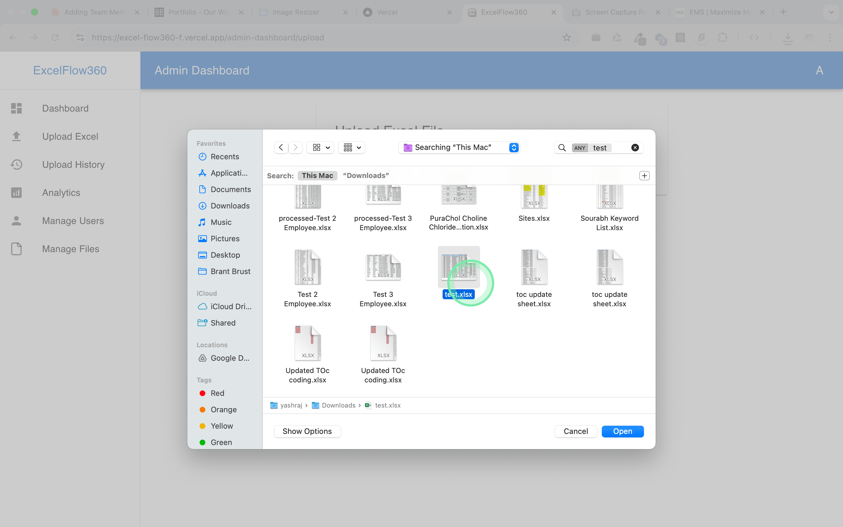 Select the File - Step 2