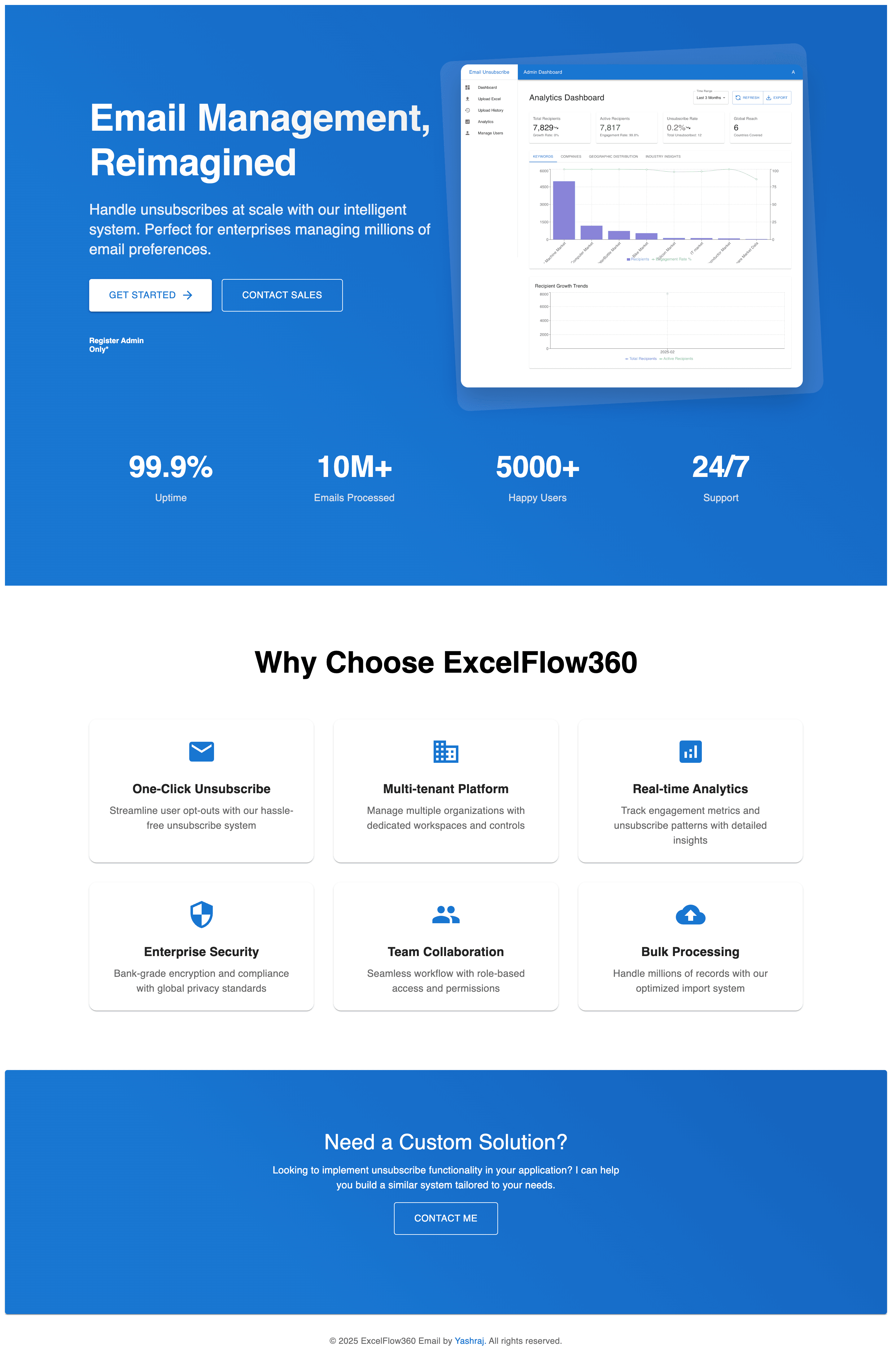 ExcelFlow360 - Full page preview